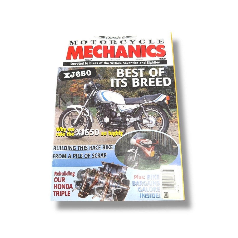 Classic Motorcycle Mechanics Magazine XJ650 Feature Vintage UK February 1999
